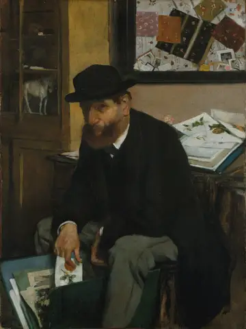 The Collector of Prints by Edgar Degas