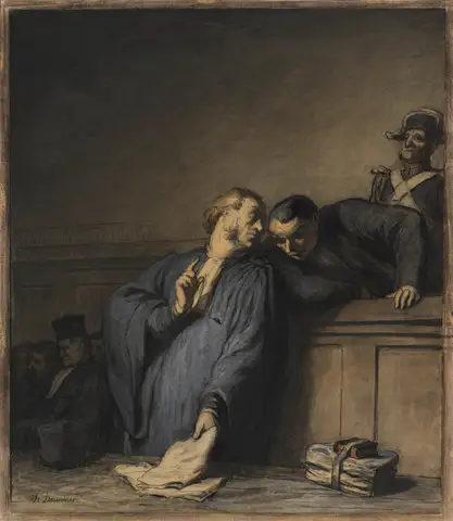A Criminal Case by Honoré Daumier