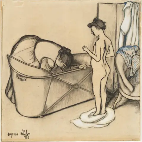 Before the Bath by Suzanne Valadon