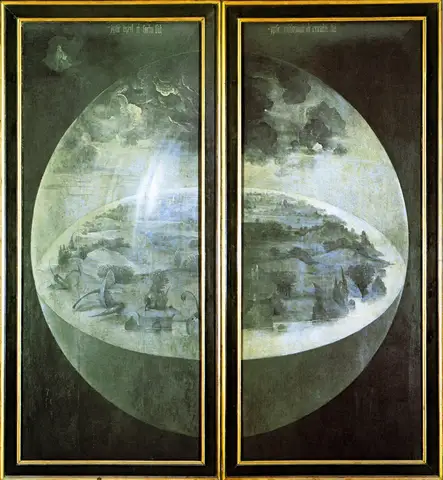 The Garden of Earthly Delights - Closed by Hieronymus Bosch