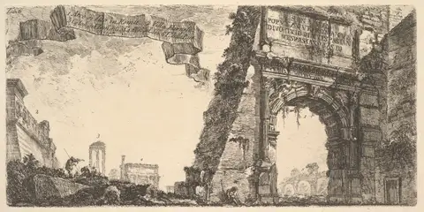Arch of Titus by Giovanni Battista Piranesi