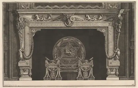 Chimneypiece in Greek Style by Giovanni Battista Piranesi