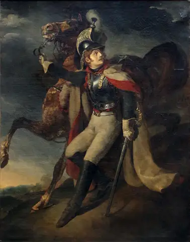 The Wounded Cuirassier by Théodore Géricault