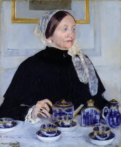 Lady at the Tea Table by Mary Cassatt