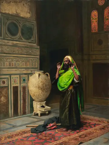 The Morning Prayer by Ludwig Deutsch
