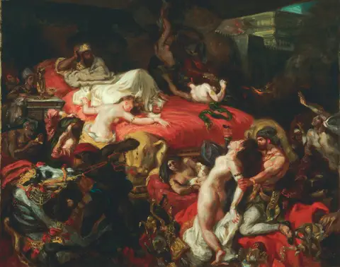 The Death of Sardanapalus by Eugène Delacroix