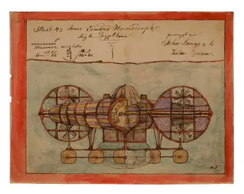Illustration 43, Measure Across Center by Charles Dellschau