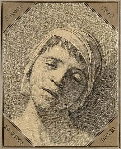 The Death of Marat by Jacques-Louis David
