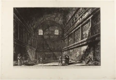 Temple of Bacchus by Giovanni Battista Piranesi