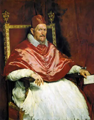 Portrait of Pope Innocent X by Diego Velázquez