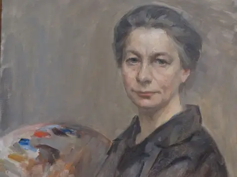 Self-portrait by Ivana Kobilca