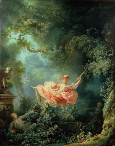 The Swing by Jean-Honoré Fragonard