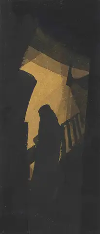 Woman on Staircase by Gaganendranath Tagore