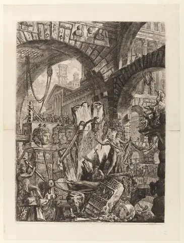 The Man on the Rack by Giovanni Battista Piranesi