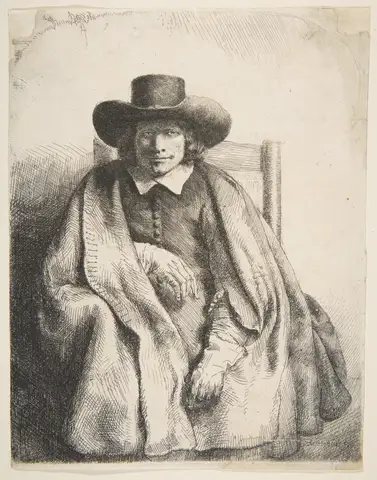 Clement de Jonghe, Printseller by Rembrandt van Rijn