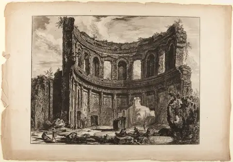 Hadrian's Villa by Giovanni Battista Piranesi
