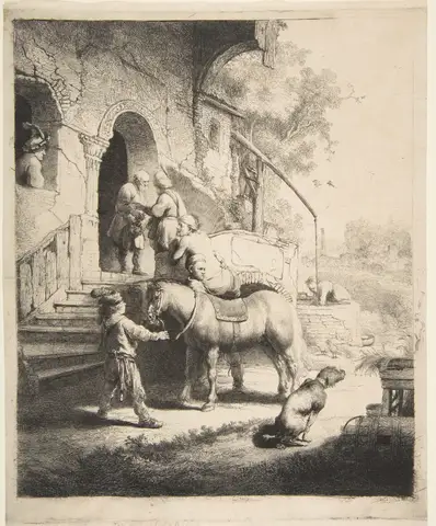 The Good Samaritan by Rembrandt van Rijn