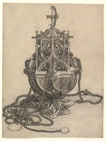 The Censer by Martin Schongauer