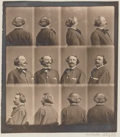 Revolving Self Portrait by Félix Nadar