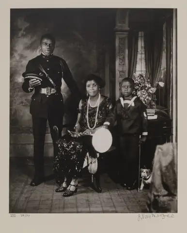 Garveyite Family, Harlem by James Van Der Zee
