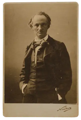 Portrait of Charles Baudelaire by Félix Nadar