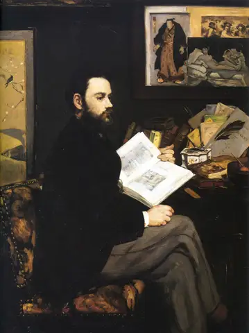Portrait of Émile Zola by Édouard Manet
