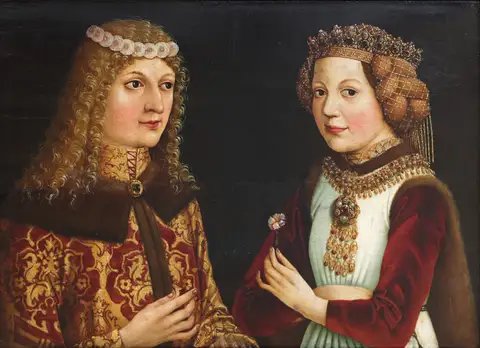 Portrait of Ladislaus the Posthumous and Magdalena of Valois by Northern Renaissance