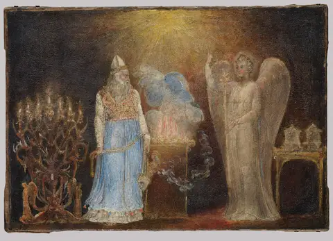 The Angel Appearing to Zacharias by William Blake