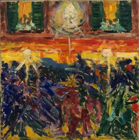 The Riot by Umberto Boccioni