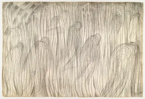 Sketch for States of Mind: Those Who Stay by Umberto Boccioni
