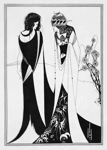 Salomé, Plate 8 by Aubrey Beardsley