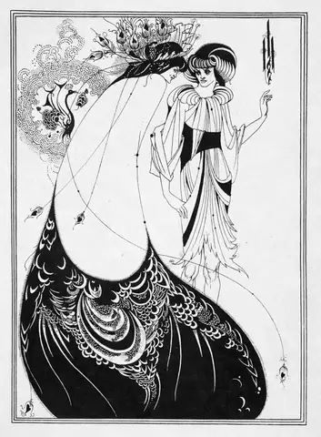 Salomé, Plate 5 by Aubrey Beardsley