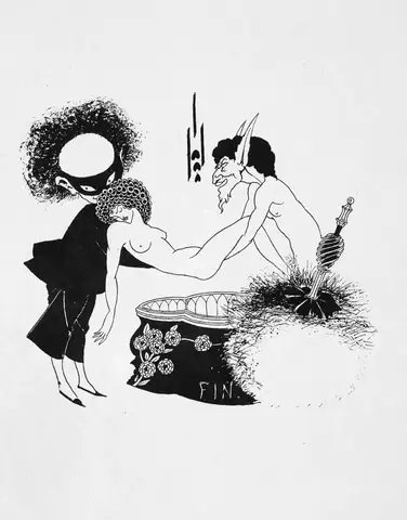 Salomé, Plate 17 by Aubrey Beardsley