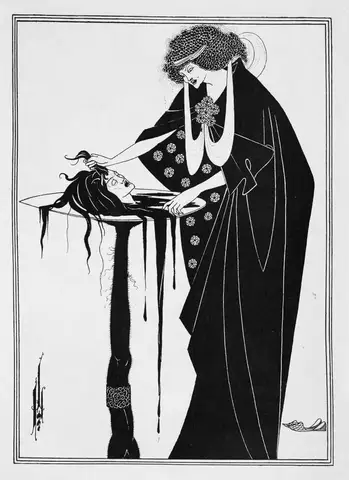 Salomé, Plate 14 by Aubrey Beardsley