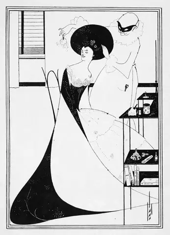 Salomé, Plate 12 by Aubrey Beardsley