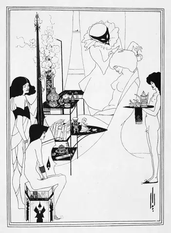 Salomé, Plate 13 by Aubrey Beardsley