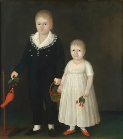 Edward and Sarah Rutter by Joshua Johnson