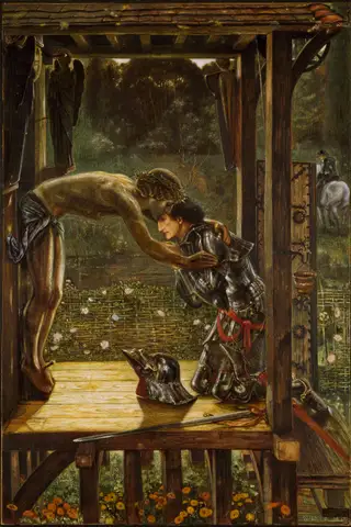 The Merciful Knight by Edward Burne-Jones