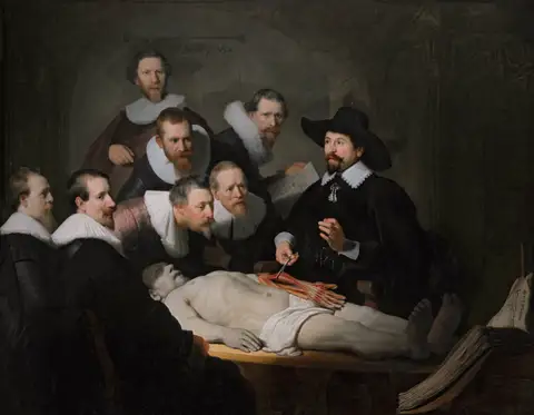 The Anatomy Lesson of Dr. Nicolaes Tulp by Rembrandt van Rijn