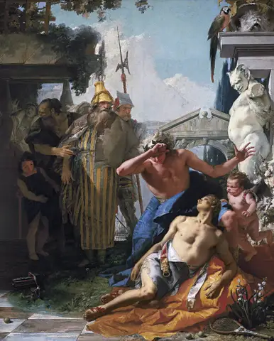 The Death of Hyacinth by Giovanni Battista Tiepolo