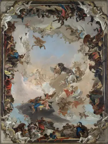 Allegory of the Planets and Continents by Giovanni Battista Tiepolo