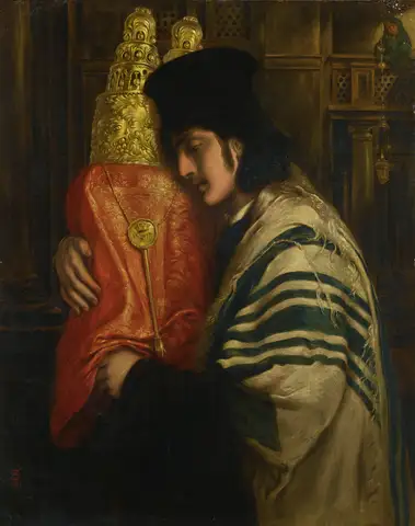 Rabbi Carrying the Law by Simeon Solomon