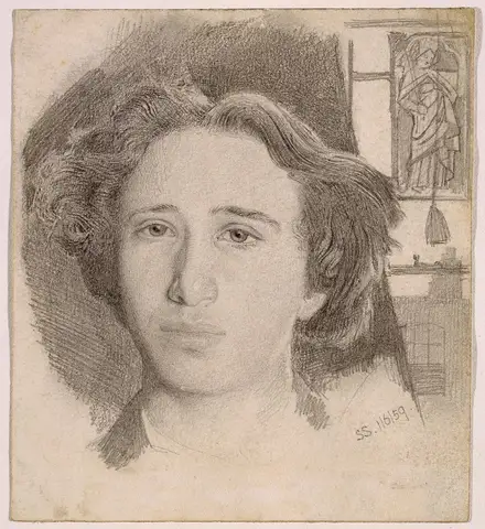 Self-Portrait by Simeon Solomon
