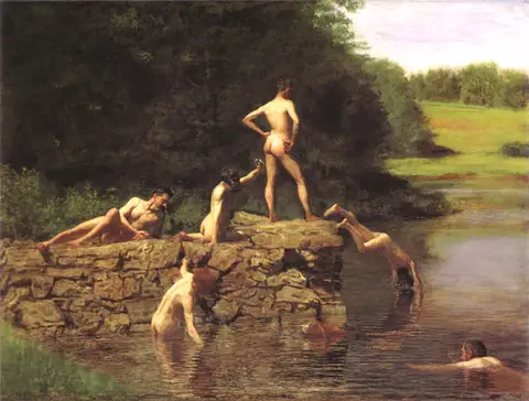 The Swimming Hole by Thomas Eakins