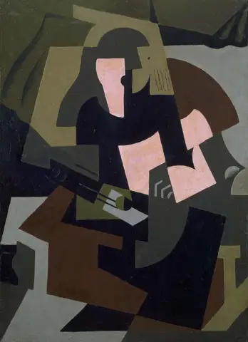 Woman with Guitar by María Blanchard