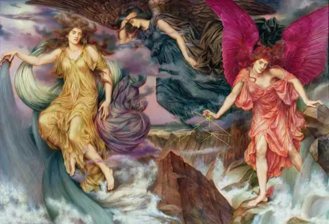 The Storm Spirits by Evelyn De Morgan