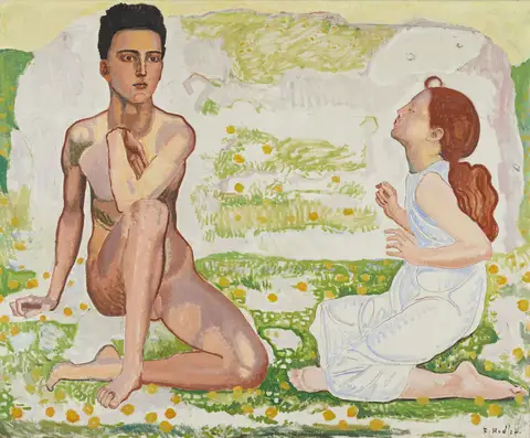Der Frühling (Fassung IV) by Ferdinand Hodler