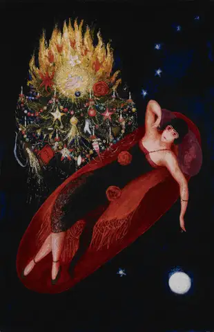 Portrait Of My Sister, Ettie Stettheimer by Florine Stettheimer