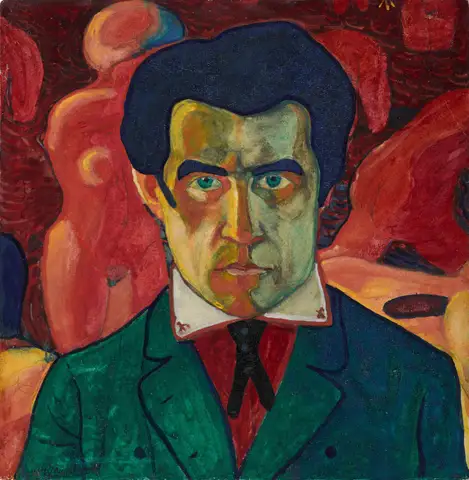 Self-portrait by Kazimir Malevich