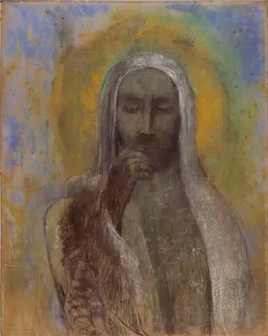 Christ In Silence by Odilon Redon